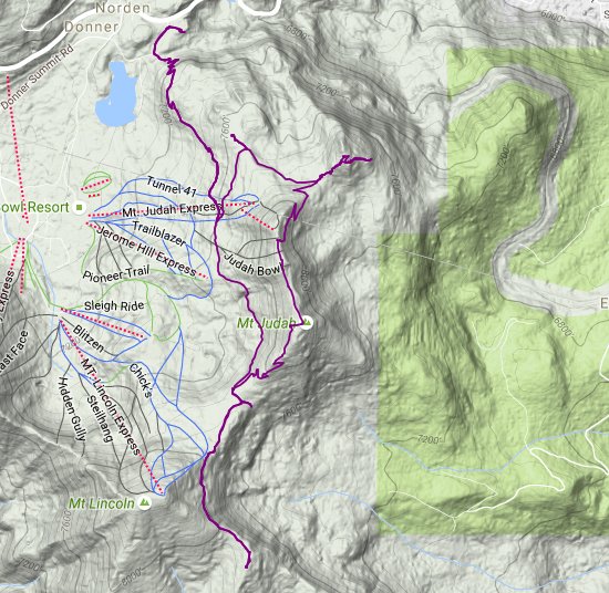 Donner Summit And Mt Judah Loop Hike 8197